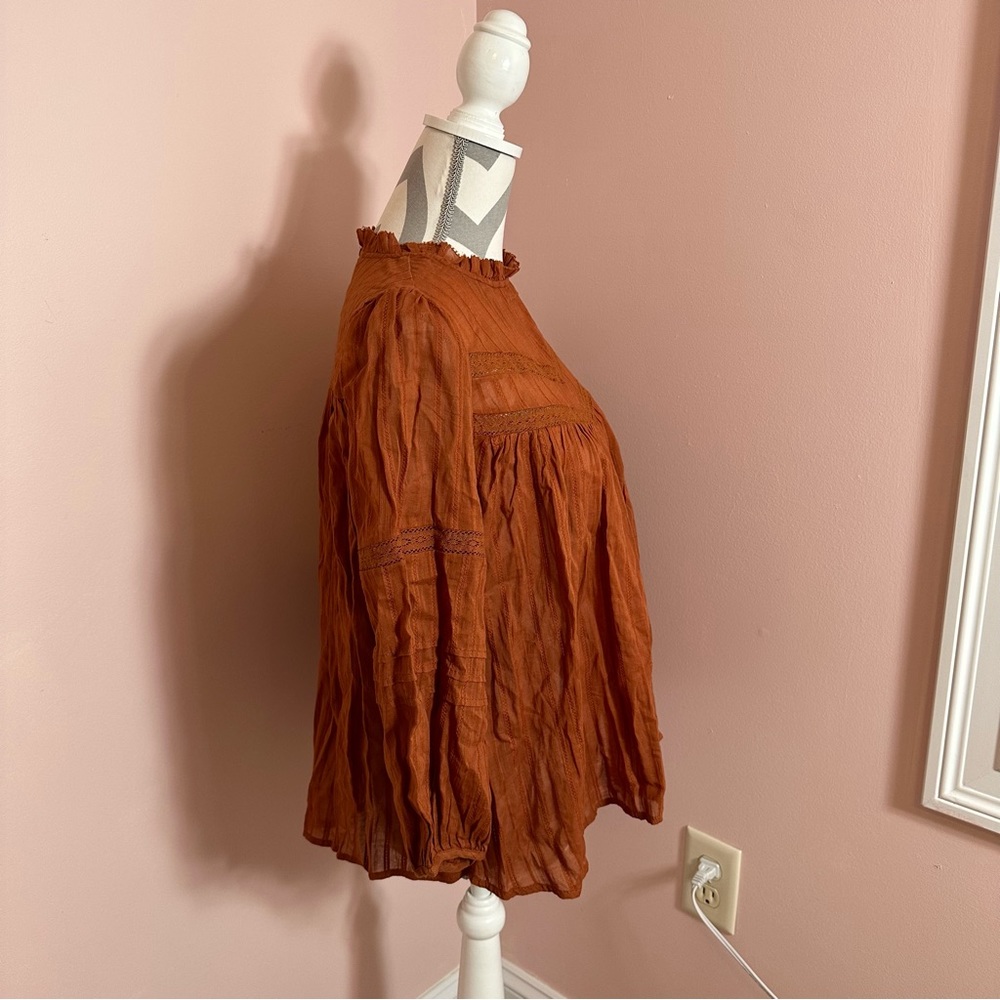Universal Thread Orange Blouse - Picture 3 of 12